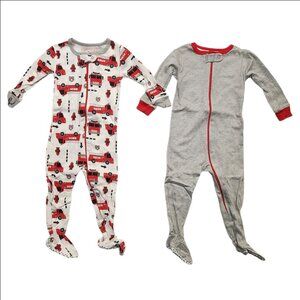 Toddler Boy 2-Piece Footie PJs 9Mo